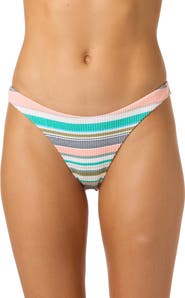 O'Neill Villa Stripe Hermosa Bikini Bottoms
