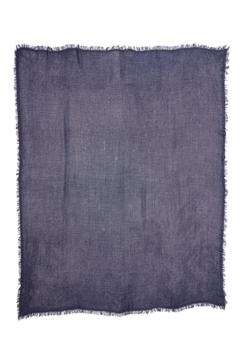 Fringed Scarf, Alternate, color, NAVY PEACOAT