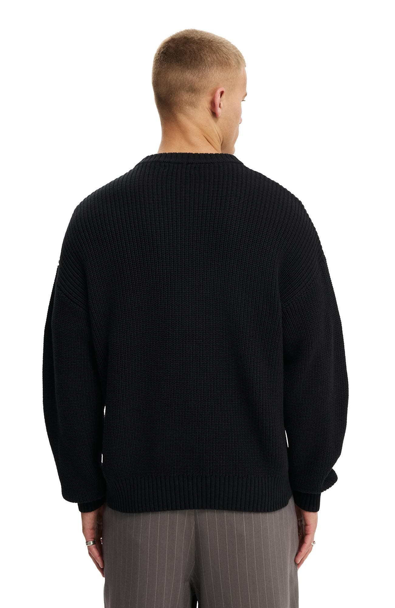 Men's Box Fit Crew Knit - image 2