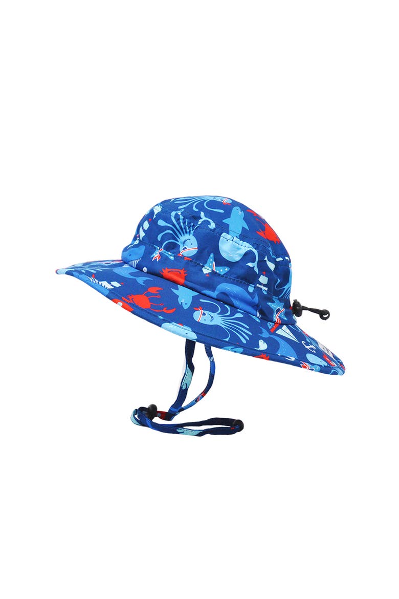 UPF 50+ Outdoor Adventure Sun hat for Kids, Main, color, Nautical Fun