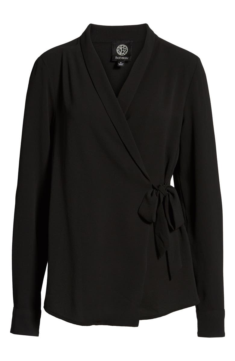 Bobeau Side Tie Wrap Top, Alternate, color,