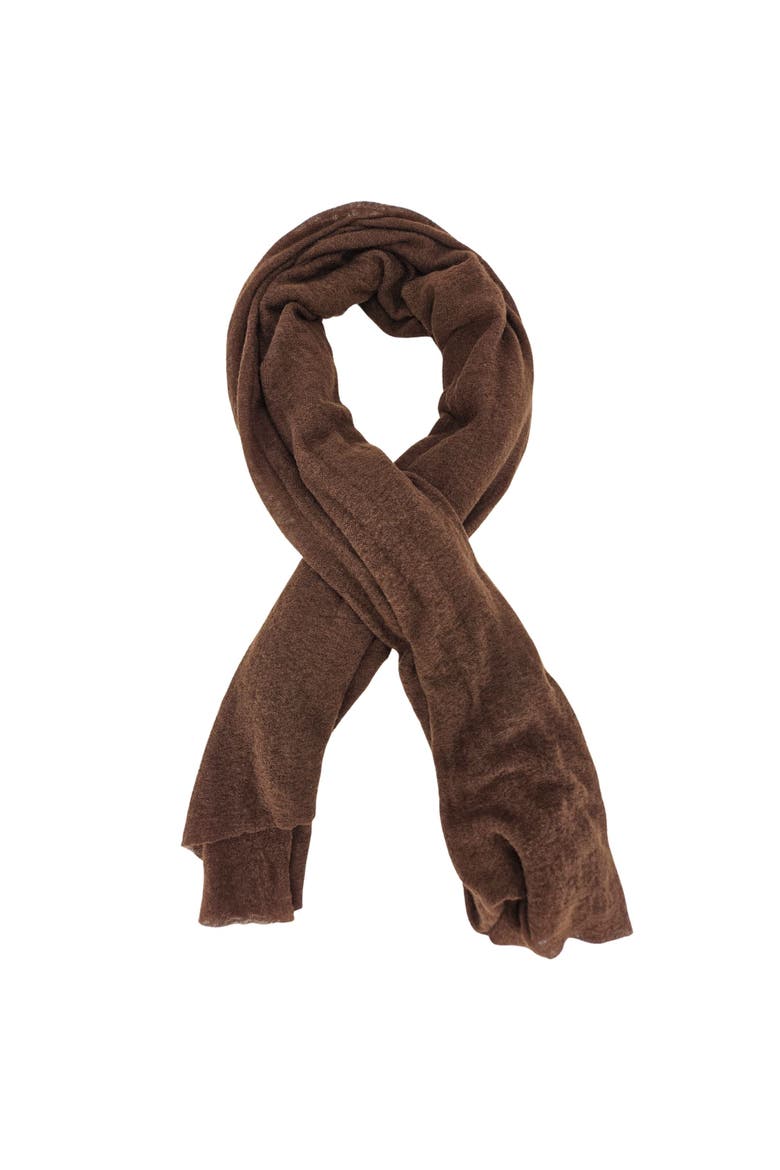 Large Cashmere Plain Stole, Main, color, BROWN