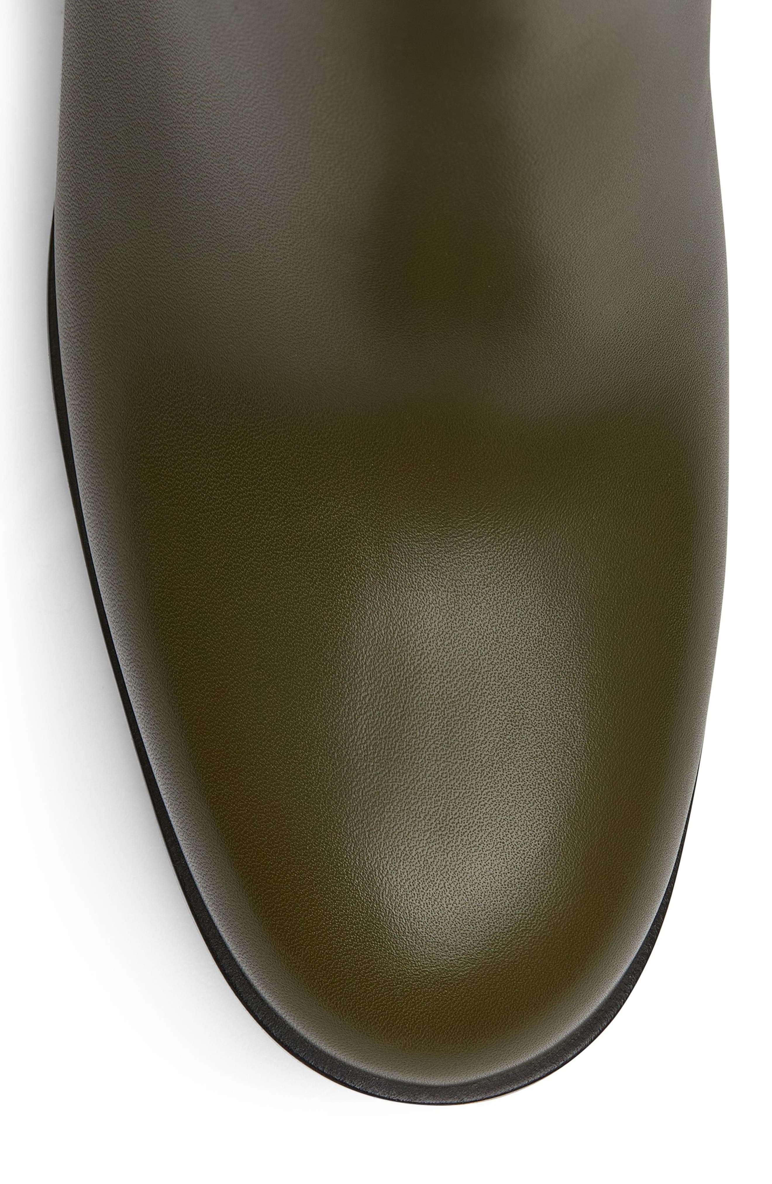 Gucci Horsebit Knee High Boot, Alternate, color, Dark Green