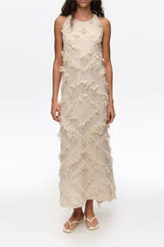 Bimba y Lola Halter Neck Dress With Fringing