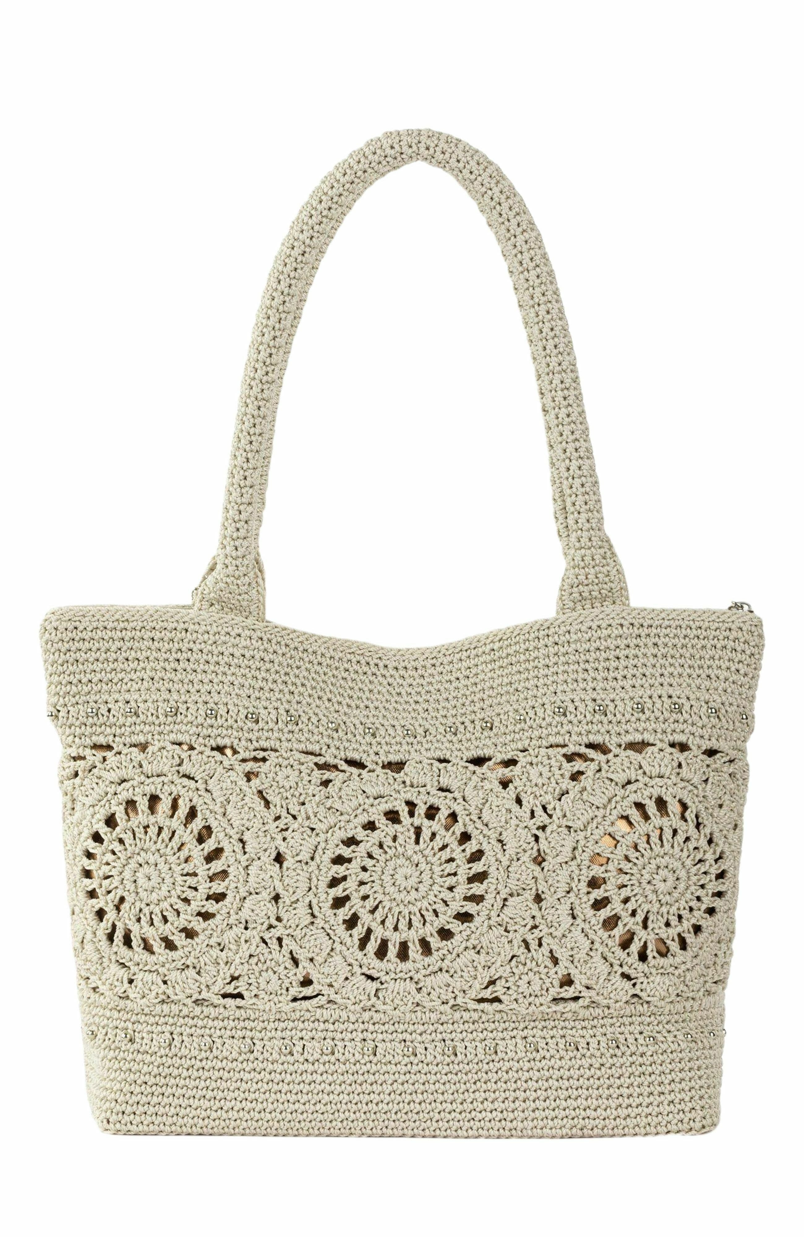 The Sak Crafted Classics Carryall Bag, Alternate, color, Natural Medallion