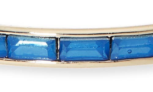 Nordstrom Rack 30mm Inside Out Baguette Hoop Earrings In Blue