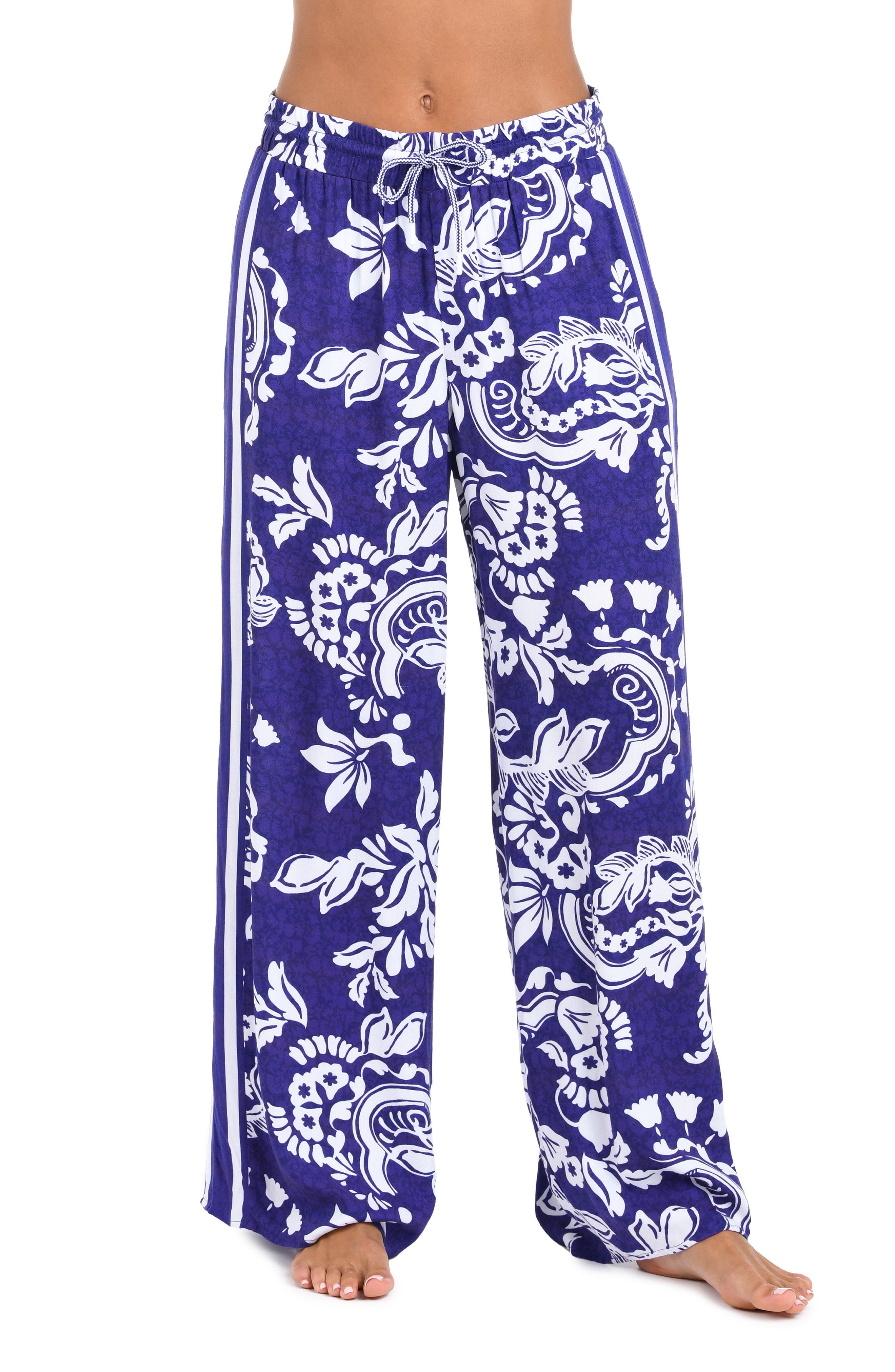 Sunshine 79 Flower Beach Cover-Up Pants
