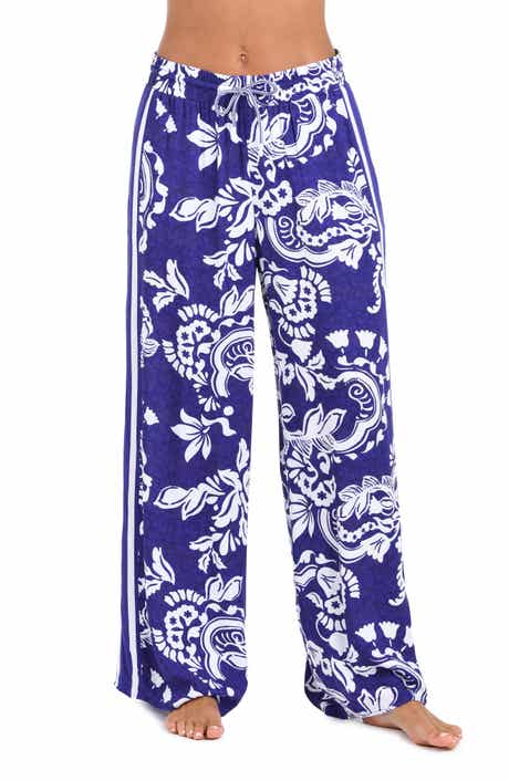 Sunshine 79 Flower Beach Cover-Up Pants