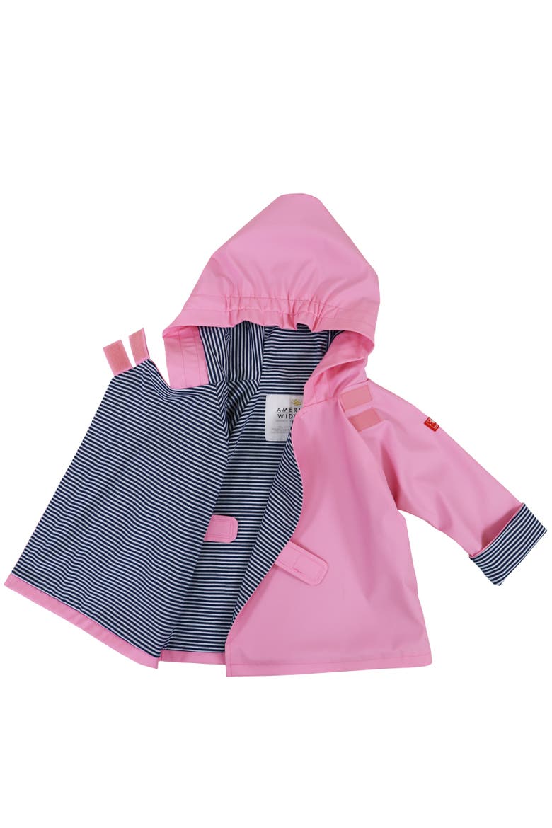 Favorite Rain Jacket Hooded, Alternate, color, Parfait Pink