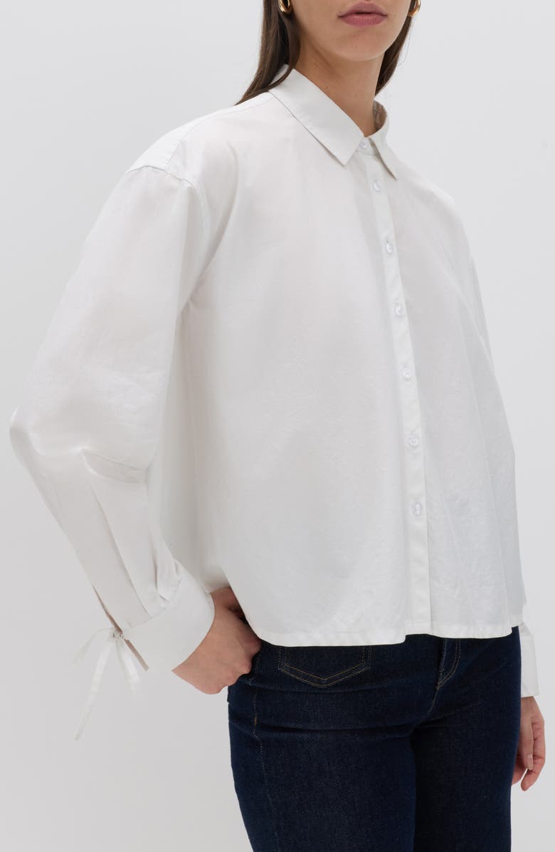 M&S Swing Shirt, Alternate, color, Soft White