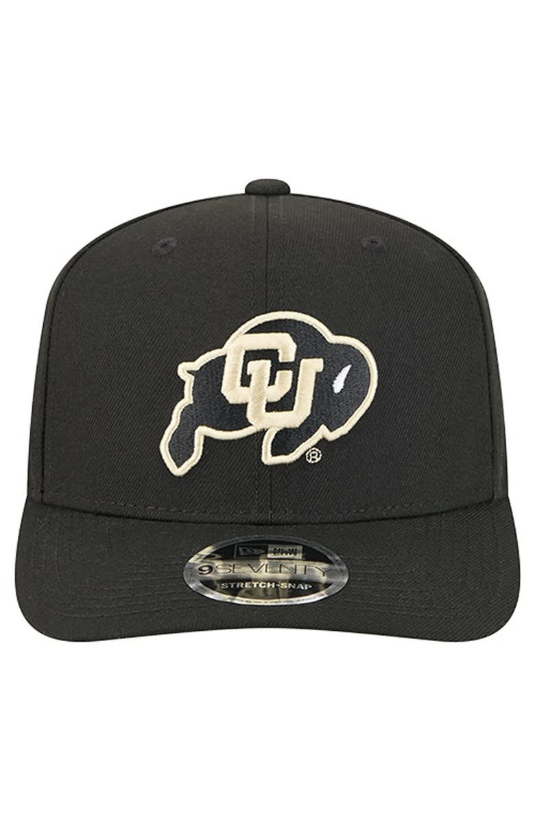 New Era Men
s New Era  Black Colorado Buffaloes Team 9SEVENTY Adjustable Hat, Alternate, color, Black