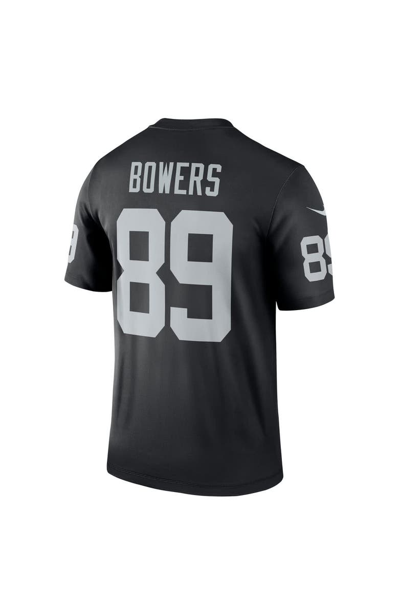 Nike Men's Nike Brock Bowers Black Las Vegas Raiders Legend Player Performance Top, Alternate, color, Black