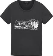 AllSaints Stevie Graphic Print Burnout T-Shirt
