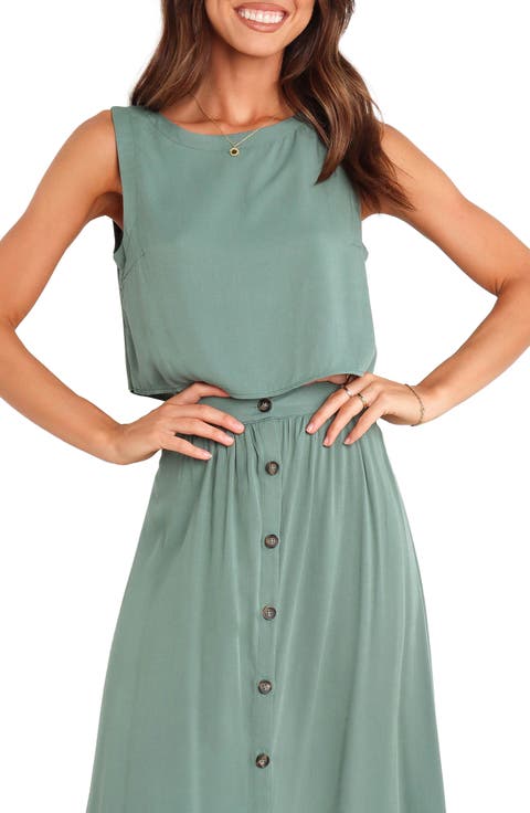 Sutton Sleeveless Crop Top