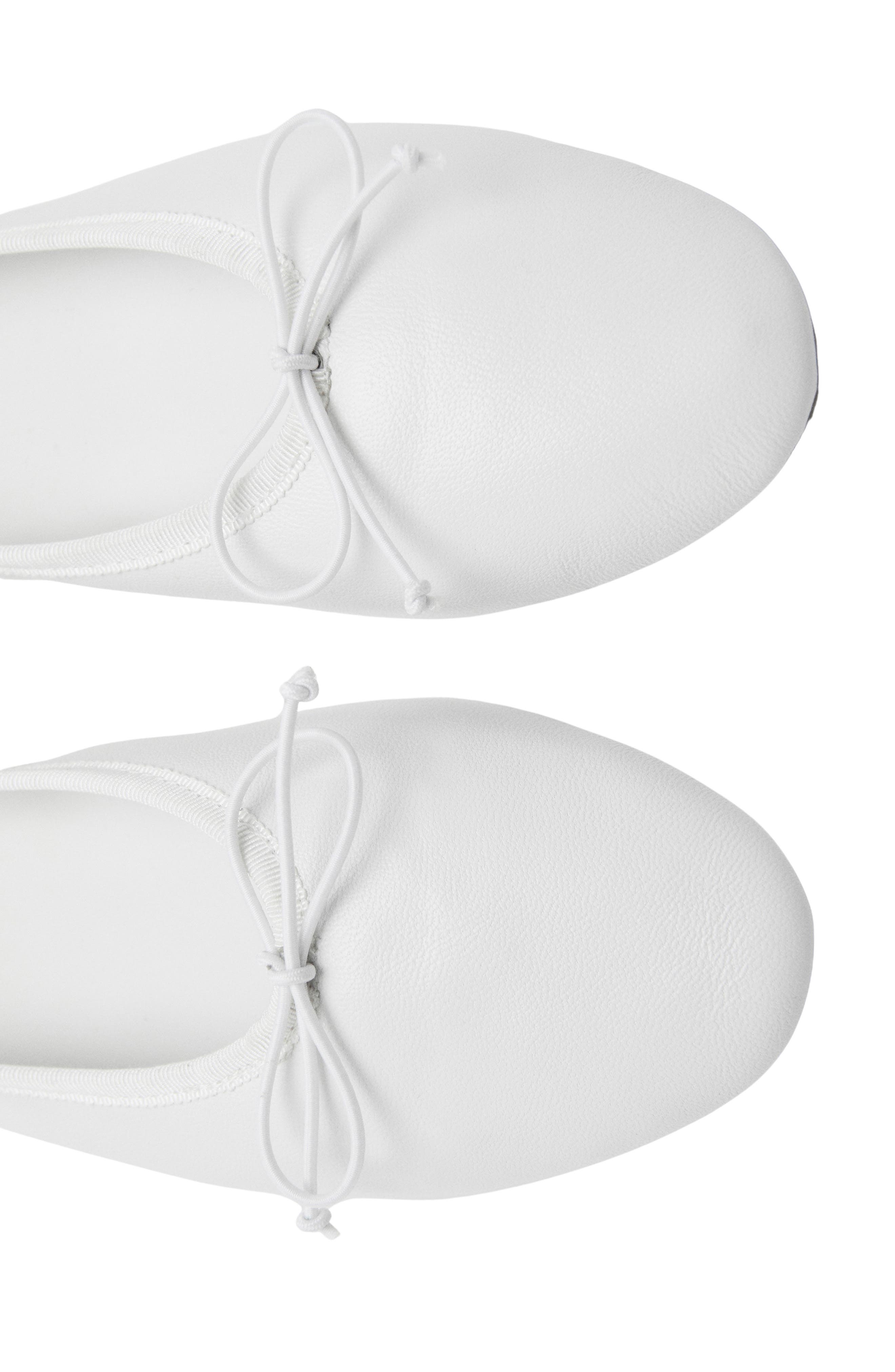 Ballet Flat, Alternate, color, WHITE