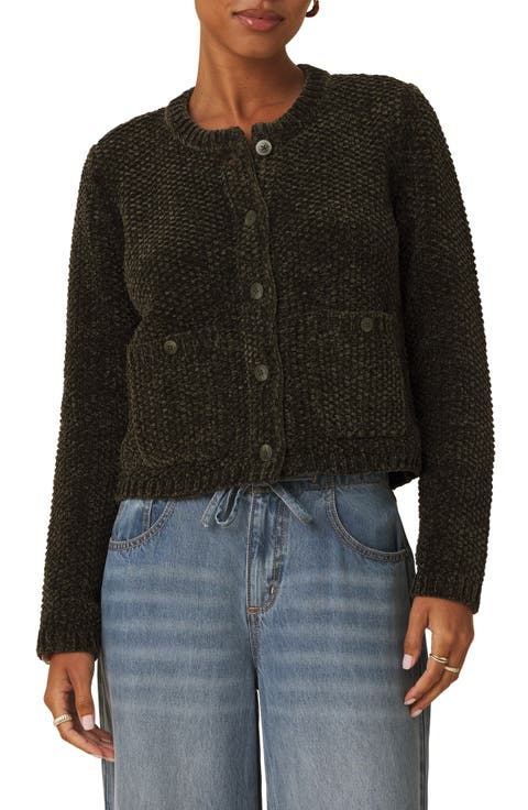 Aubrey Chenille Cardigan