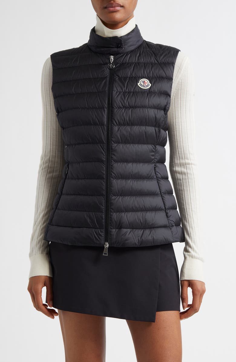 Moncler Igens Down Puffer Vest, Main, color, Black