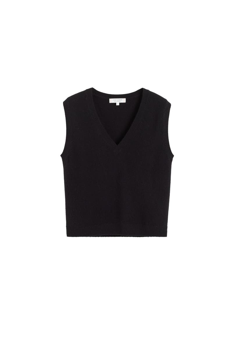 Chinti 
Parker Cloud Cashmere Tank, Alternate, color, Black