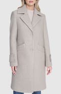 Andrew Marc Regine Pressed Bouclé Wool Blend Coat