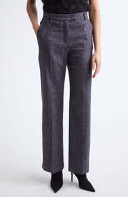 Eleventy Sequin Alpaca & Wool Blend Pants