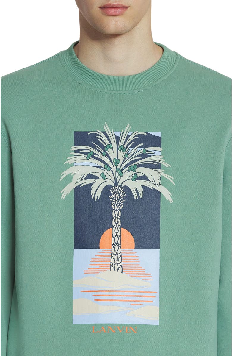 Lanvin PRINTED SWEATSHIRT, Alternate, color, 