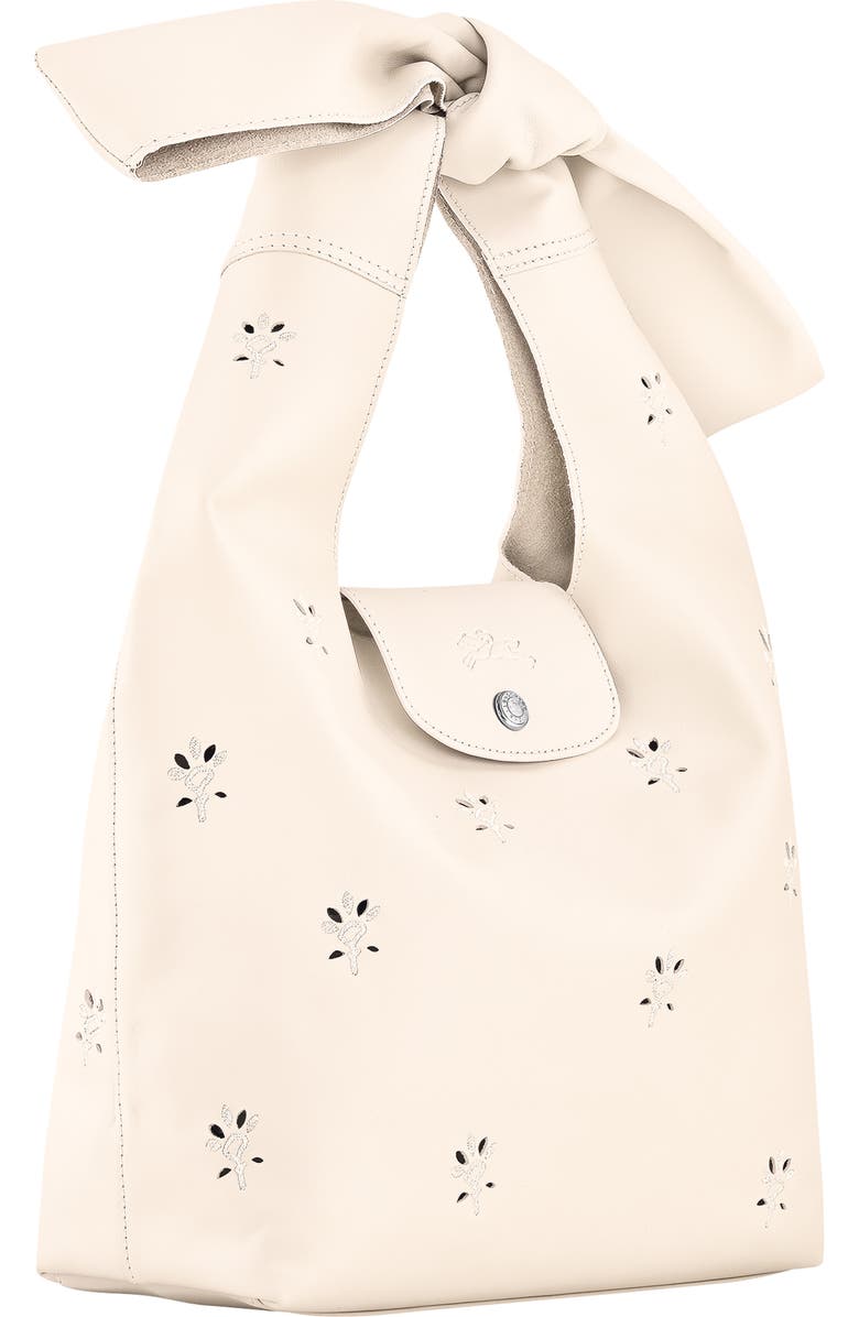 Longchamp Le Pliage Broderie Anglaise Leather Shoulder Bag, Alternate, color,