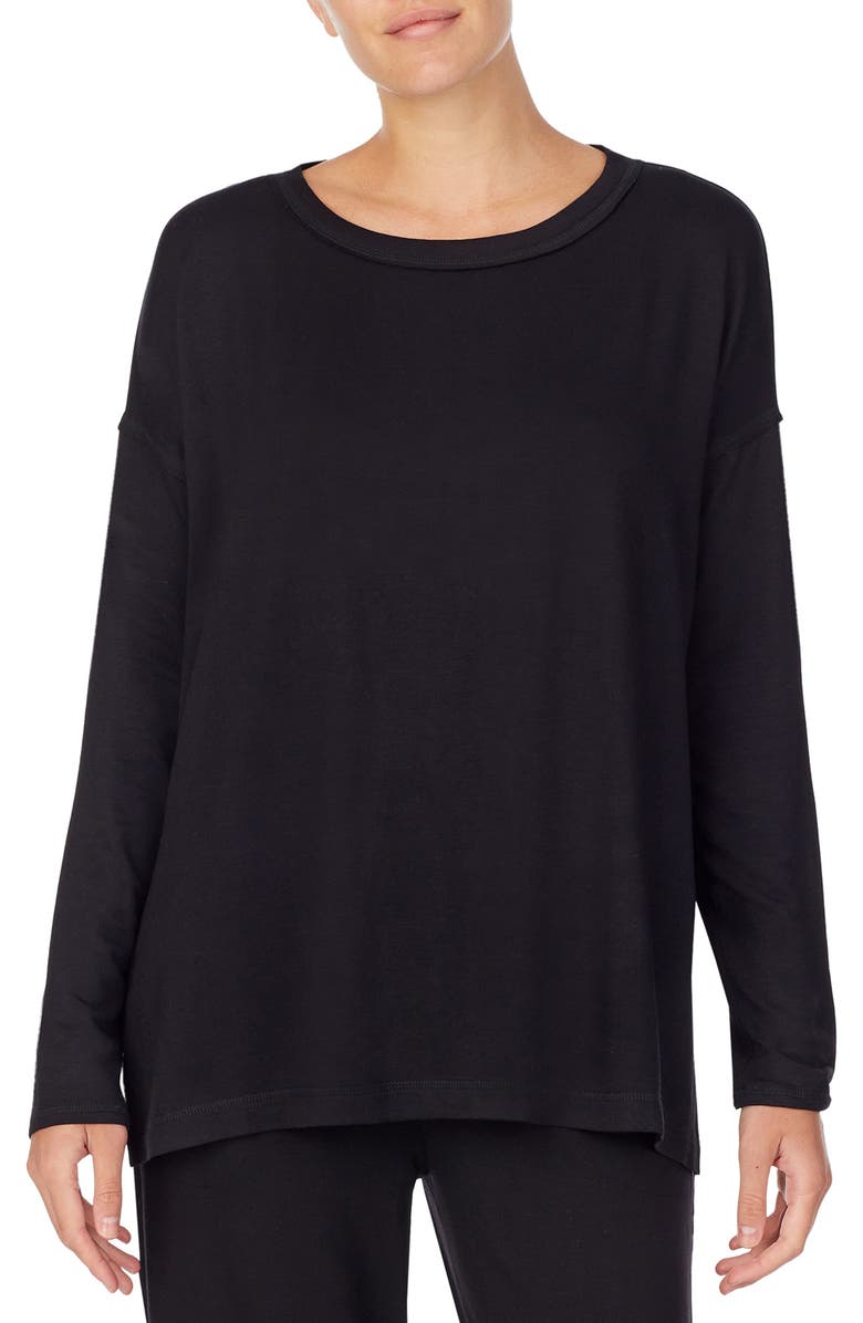 Donna Karan New York Long Sleeve Pajama T-Shirt, Main, color, 