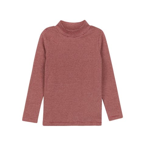 French Terry Autumn Kids Collection - Turtle Neck (Toddler, Little Kid & Big Kid)