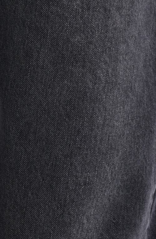 Frame The Bubble Raw Hem Crop Baggy Jeans