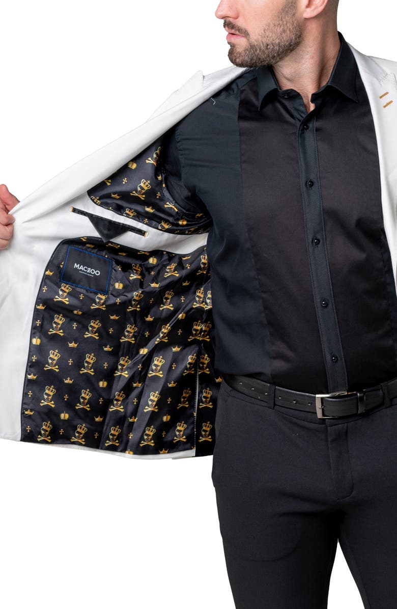 Maceoo Descartes Classic White Sport Coat, Alternate, color, White