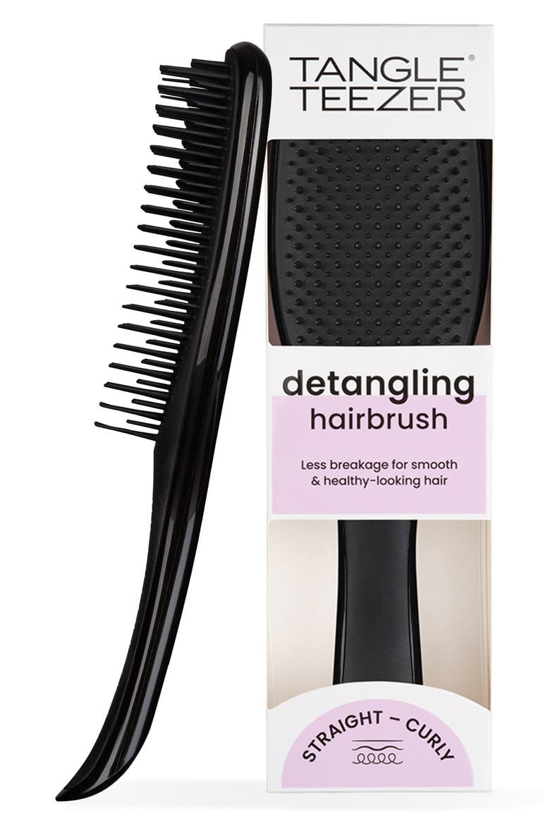 Ultimate Detangler Hairbrush - Straight to Wavy, Main, color, BLACK