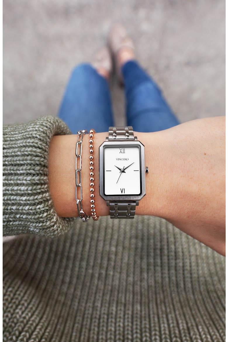 The Beaded Chain Bracelet, Alternate, color, ROSE GOLD