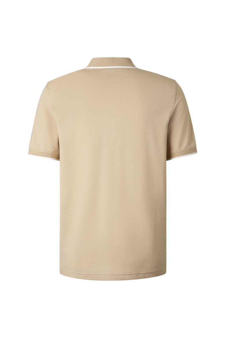 Timo Zip Polo Shirt, Alternate, color, Beige
