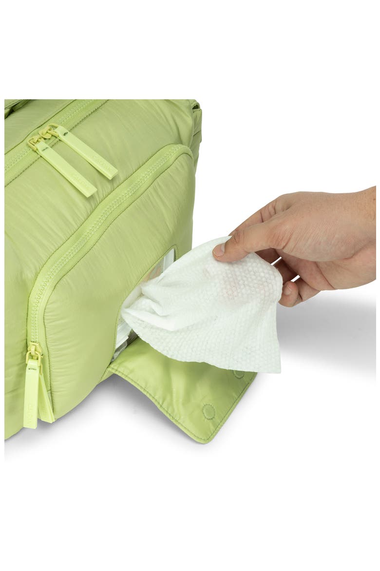 Diaper Crossbody Bag, Alternate, color, LIME