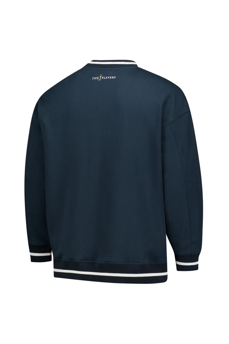 Men's Barstool Golf Navy THE PLAYERS Oversized Graphic Sweatshirt, Alternate, color, Navy