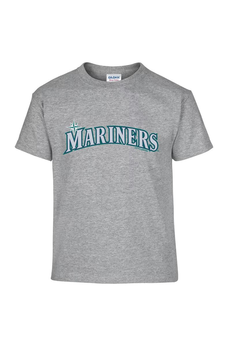 SOFT AS A GRAPE Youth Soft as a Grape  Aqua/Gray Seattle Mariners Two-Pack T-Shirt Set, Alternate, color, 
