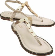 Forever & Always Shoes Marea Leather Flat Sandal