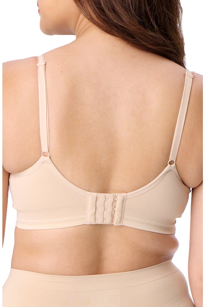 Motherhood Women's Maternity Seamless Nursing and Hands-Free Pumping Bra, Alternate, color, Essential Nude