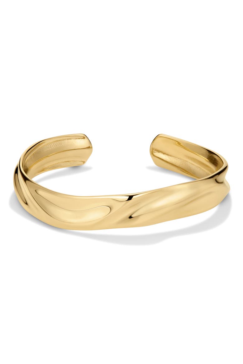 Molten Bangle Bracelet, Main, color, GOLD