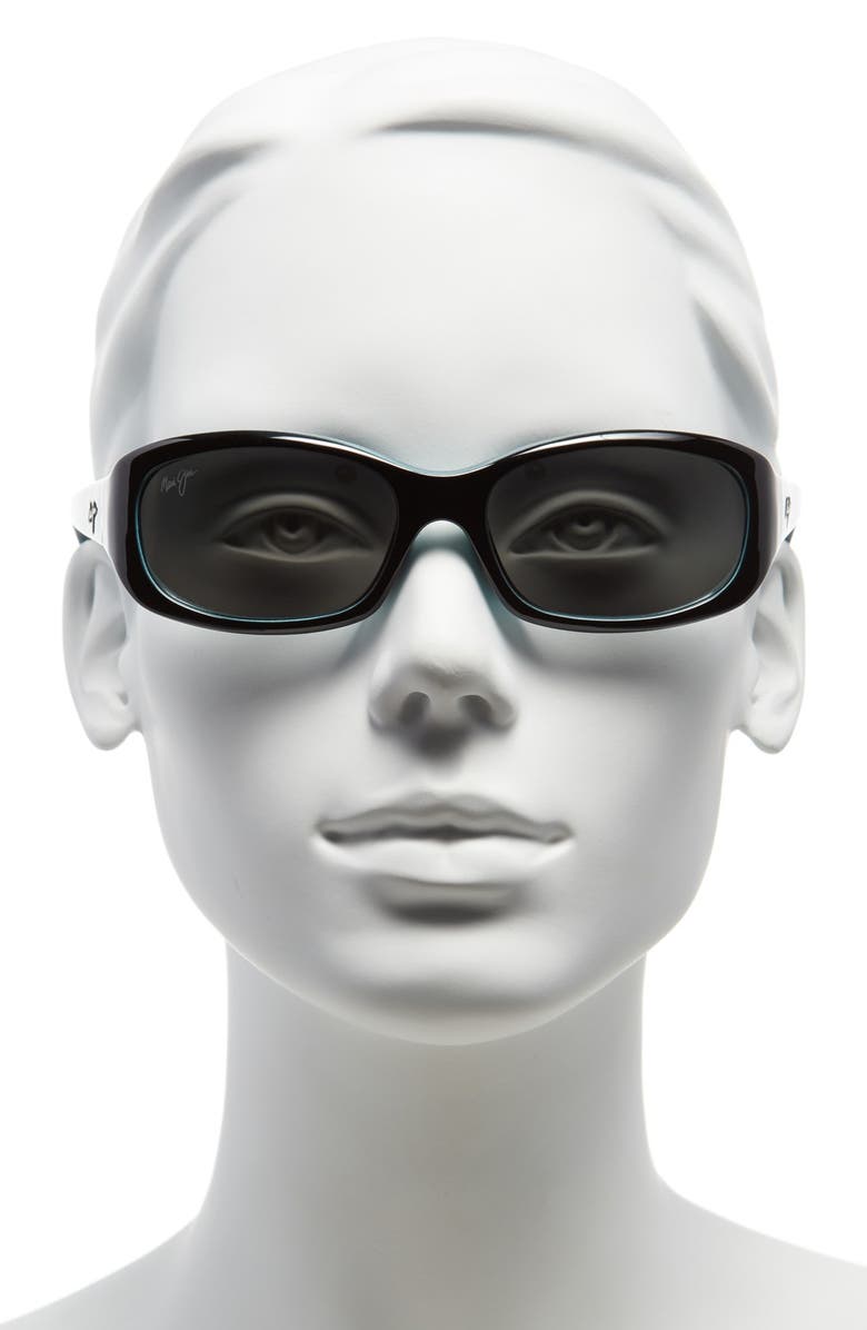 Maui Jim Punchbowl 54mm Polarized Rectangular Sunglasses, Alternate, color, 