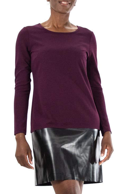 Faux Leather Border Dress