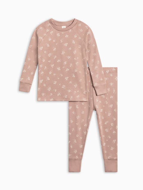 Organic Cotton 2 Piece Long Sleeve Jammie Set (Toddler & Little Kids)