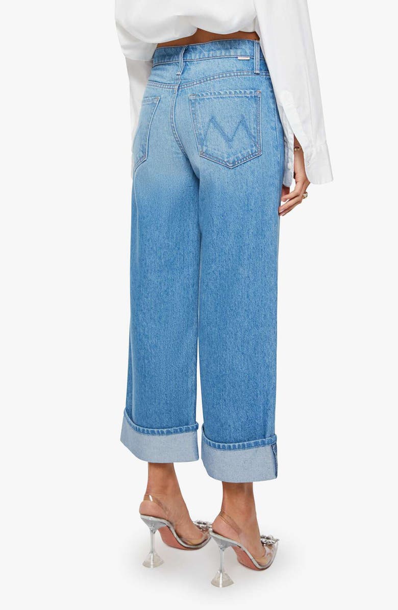 MOTHER SNACKS! The Smoothie Cuffed Crop Wide Leg Jeans, Alternate, color, Secret Ingredient