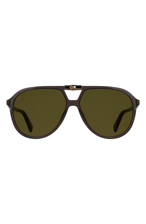 Roseau 58mm Aviator Sunglasses