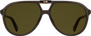 Longchamp Roseau 58mm Aviator Sunglasses