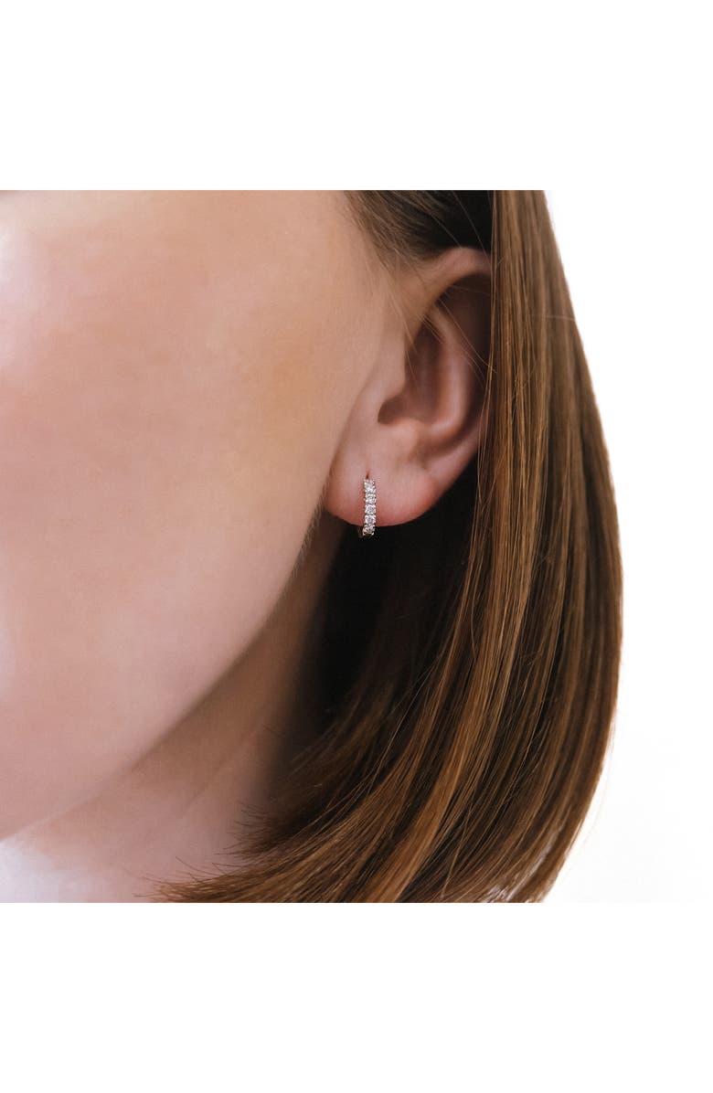 Sethi Couture Zelda Diamond Huggie Earrings, Alternate, color, 