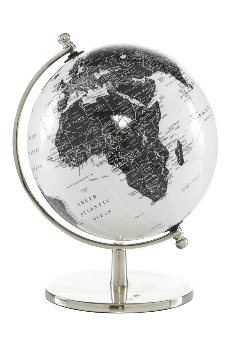 Globe, Main, color, WHITE