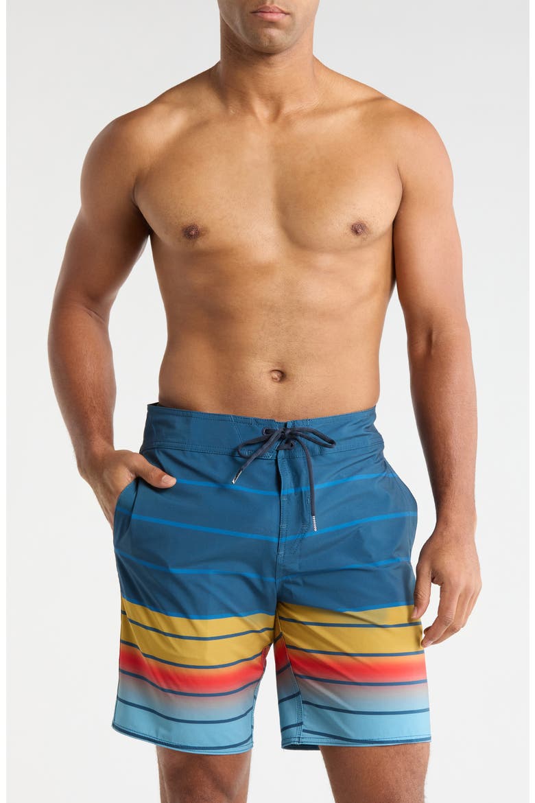 Quarta Fade Mod 19 Swim Shorts, Main, color, DEEP BLUE