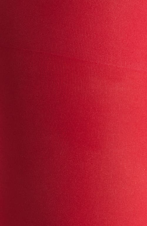 Hue Super Opaque Tights In Red