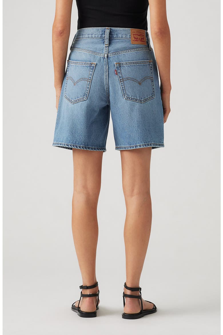 94 Baggy Mid Thigh Denim Shorts, Alternate, color, STUDY GROUP SHORT